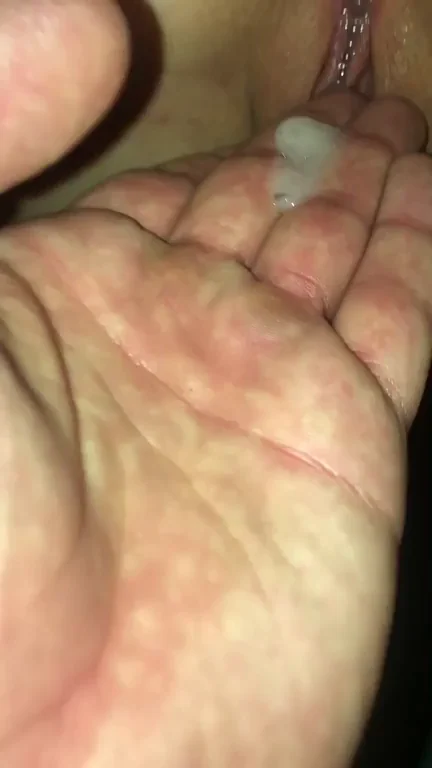 Thick creampie straight to my mouth ? [F][Gif]