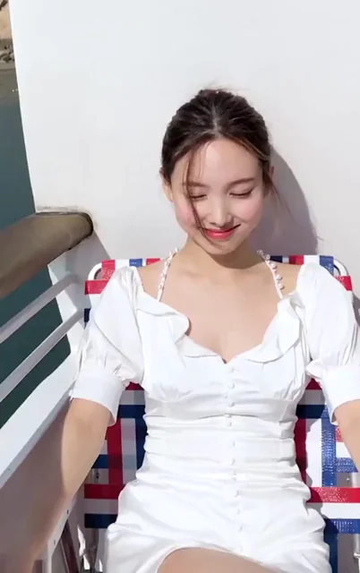 🔥 Nayeon from TWICE Teasing in Sexy White Dress 😍💦