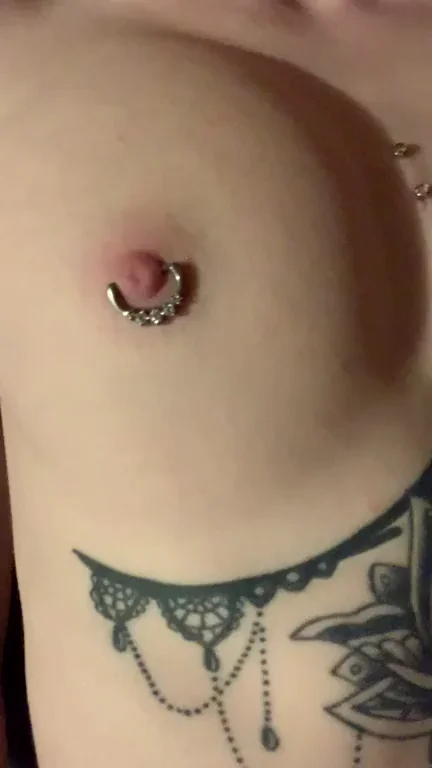 Wanna Cuddle These Inked-Up Busty Petite Tits?