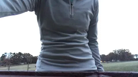 Risky Outdoor Flash: Tits & Pussy Out Before I Get Busted! 😈🌳🔥 [GIF]