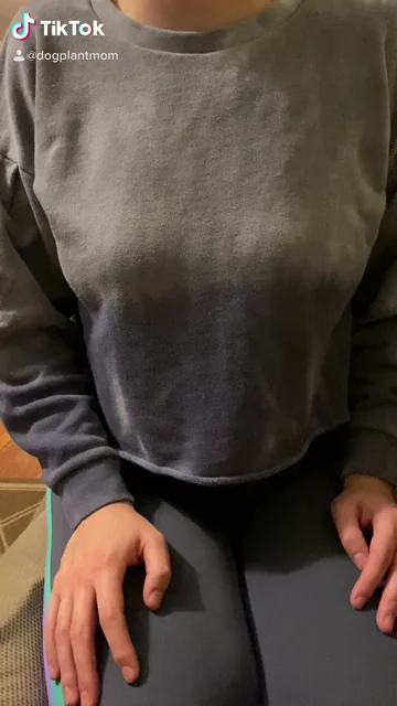 Snowed In Tease: Busty TikTok Slut Flashes Tits & Curves 😈❄️