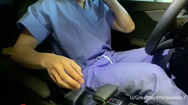 Scrub Fuck Frenzy: Nurse Slut Can't Wait, Gets Pounded in the Car!