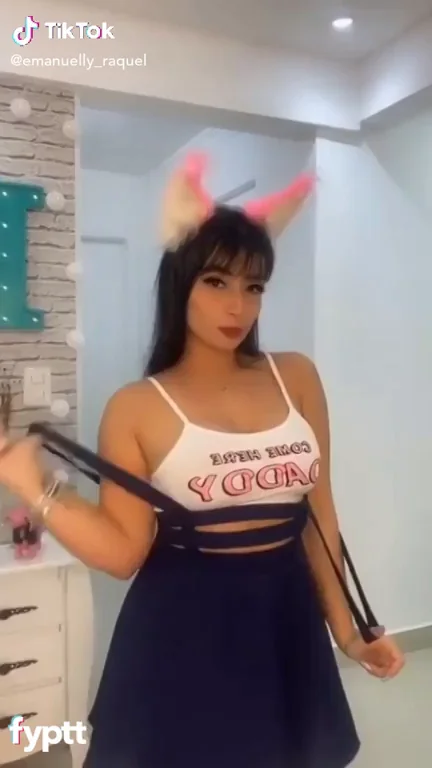 TikTok Bunny Tease: 'DO U LIKE MY Slutty Curves? FREE XXX in Comments!'