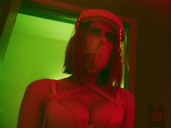 Alexandra Daddario in her new movie.