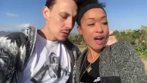 Skin Diamond Slobs on White Cock Outdoors