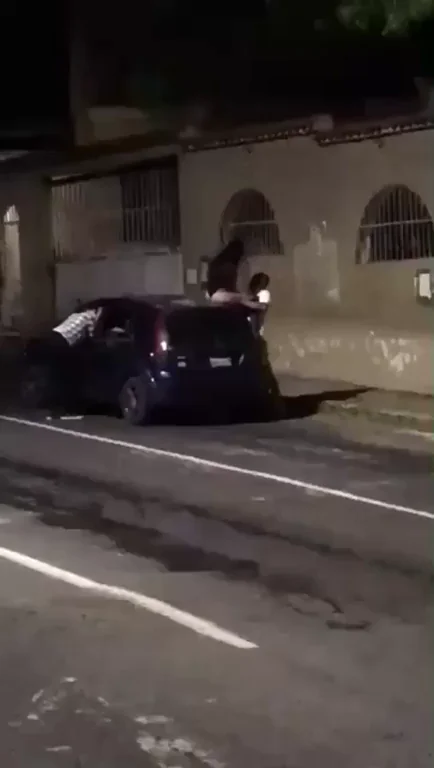 Street-Side Carhood Cunnilingus: Devouring Her Dripping Pussy in Public