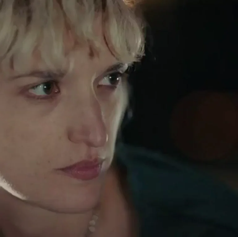 Agatha Rousselle on Garance Marillier's tits (Titane, 2021)