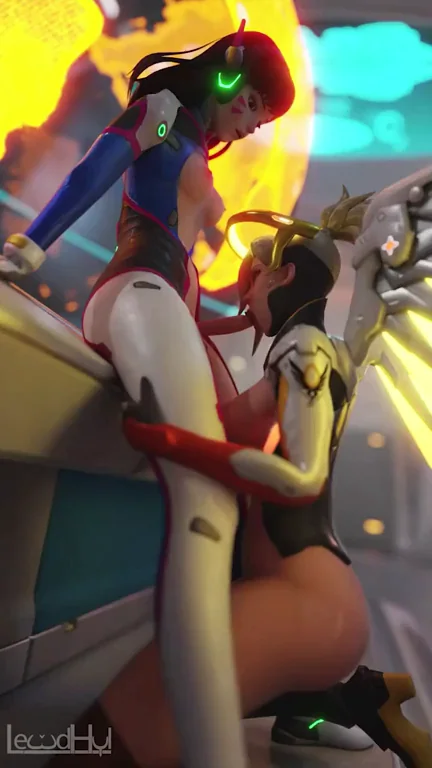 Mercy Sucking Futa D.va (LewdHyl)