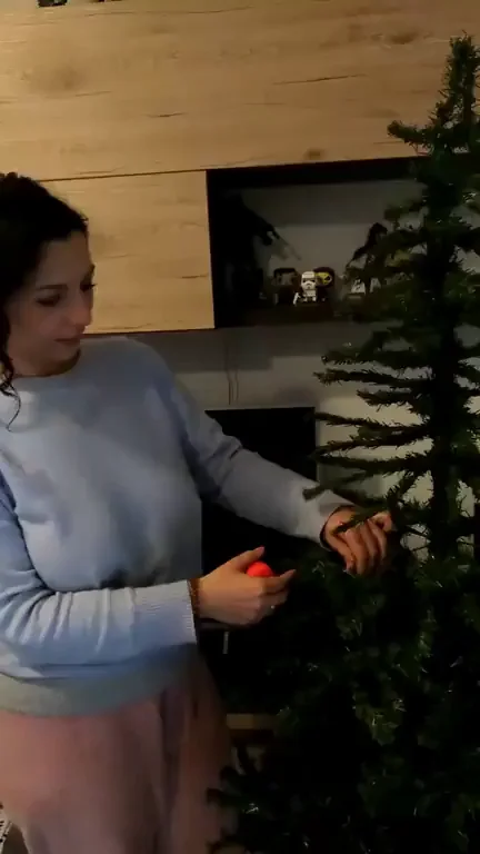 Christmas Tree decorating gone wild (OC)