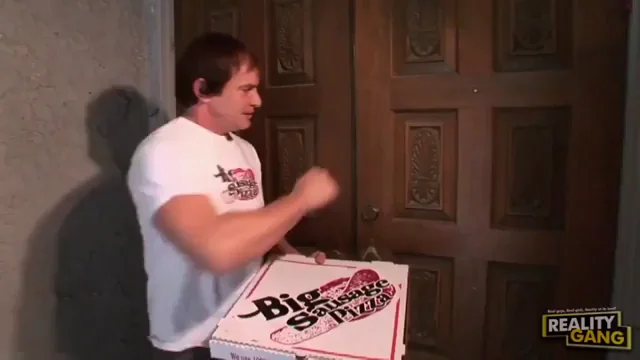 Big sausage pizza