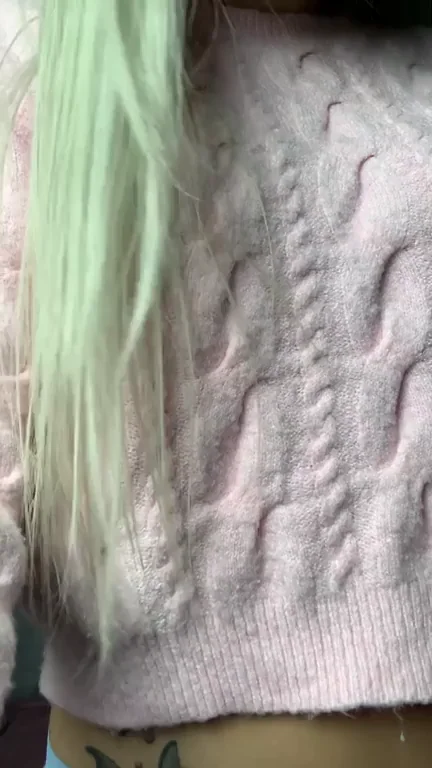 Winter Chill? My Huge Tits in a Sweater Need Your Hot Cum Warmth! ❄️🍒💦