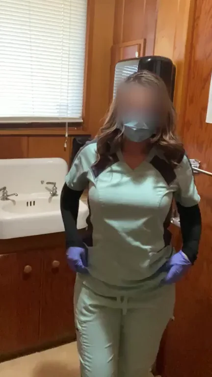 Oh yes, this naughty nurse is back with her patented full work nakedness... okay not patented... it's just my dang thang I do [f]