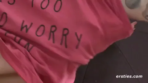 Lia Ditches Her Shirt & Flaunts Perfect Perky Tits 😍👙