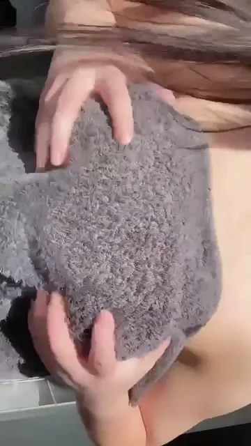 Towel Tease: Unwraps a Monster Cock Surprise!