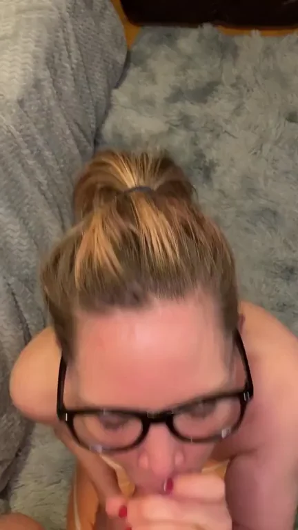 Daily Hubby Facials for This Glasses-Wearing Cumslut 😍💦 [MF]
