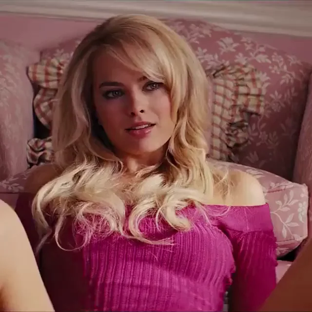 Margot Robbie's Slutty Panty Tease in Wolf of Wall Street
