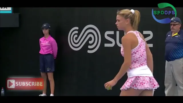 Camila Giorgi looking peachy