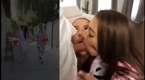 Trick or Treat Slutty BJ & Massive Facial Cum Blast 💦👻