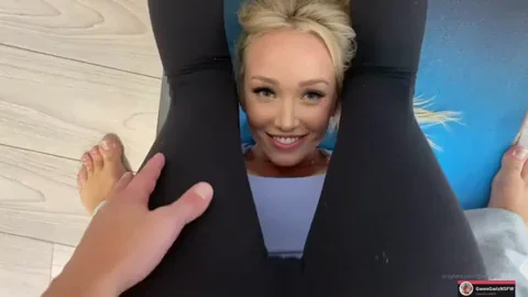 Intense yoga session