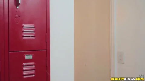 Cheerleader Abella Danger Slurps Massive BBC in Locker Room 🏟️🍆💦