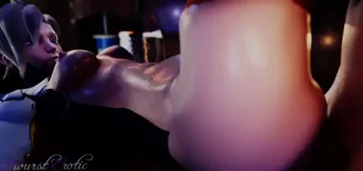 Mercy Gets Her Tummy Bulged by Massive Cock (Swurst Style)