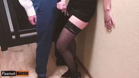 💦 Drench My Sexy Dress & Stockings in Hot Cum! 😈