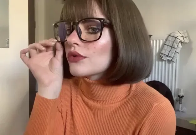 Jinkies! 😍 Velma's Real Ahegao Tongue Slut-Out 🥵👅
