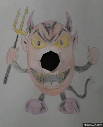 This salacious little imp is armed. And he's ready to spit on you with his prettily red cock nose ??