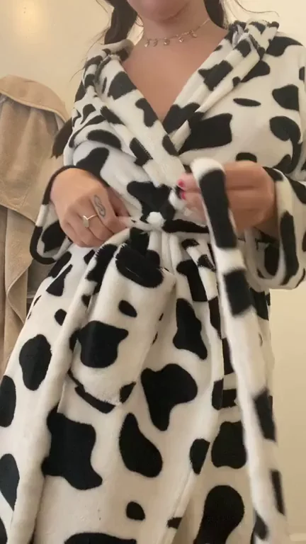 did you think id be this curvy under my cute little robe?
