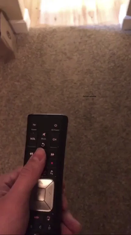 I think something's up with my TV remote...