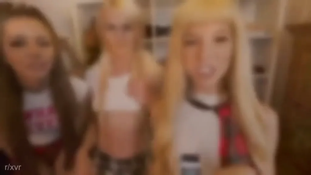 College Sluts Scarlit, Kenzie & Vanna's Dressing Room Pussy Orgy