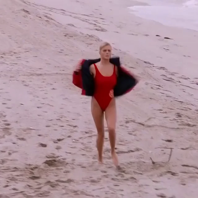 🔥 Erika Eleniak's Epic Baywatch Bikini Tease 💦
