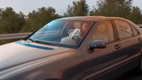 Miley Cyrus 🥵 Climbing into Backseat Tease 💦