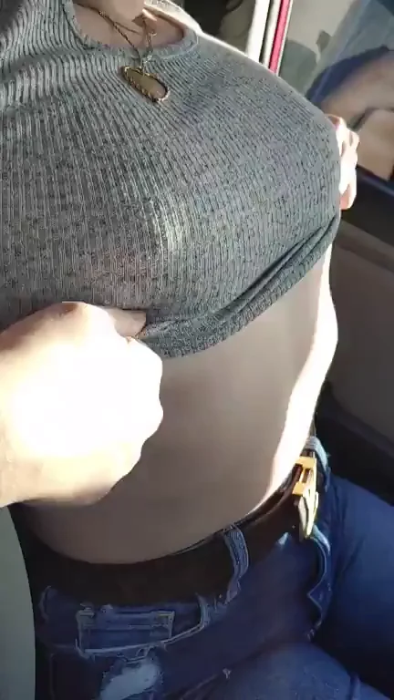 Gotta flash them when they're this perky, those are the rules! [F]