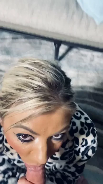 🔥 Blonde Slut Devours Thick Cock POV 💦