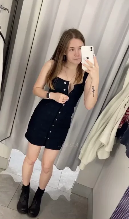 Choosing a dress for a date :)