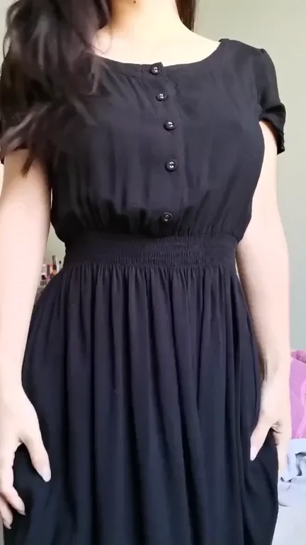 My cute dress hides a dirty secret underneath...