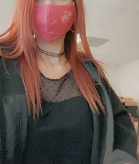 Bra Off at Desk Fuck-It Day 😈💋 34F Slut Goes Free Tits 🥵