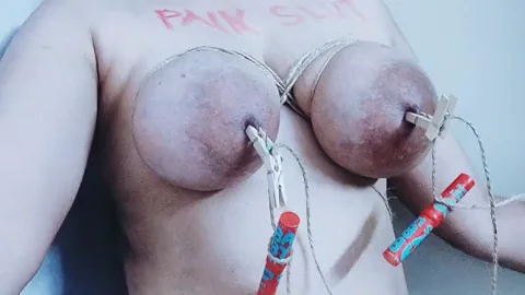 Who wants to play with my tied up titties?
