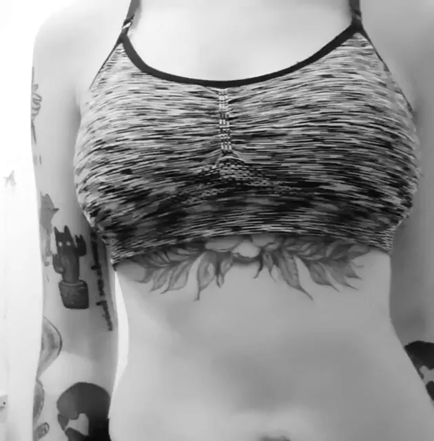 Inked Slut's Massive Titty Drop Tease - Stay for More?