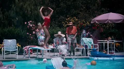 Nicolette Scorsese's Topless Christmas Pool Tease 🎄💦🔥