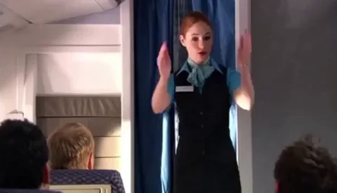 🔥 Karen Gillan as Sexy Flight Attendant Ready for Your Cock Emergency 🍆✈️