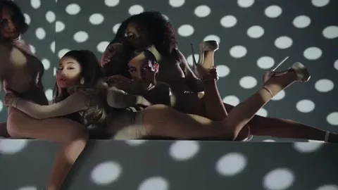 Ariana Grande getting a light spanking