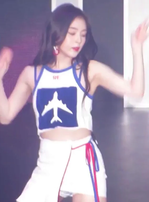 Irene's Sexy Airplane Outfit Dance Tease