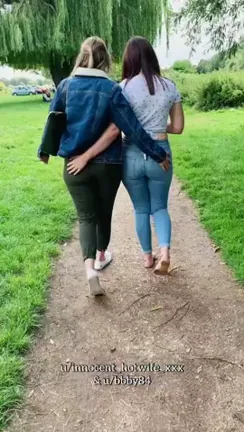Enjoying a walk with my friend ?