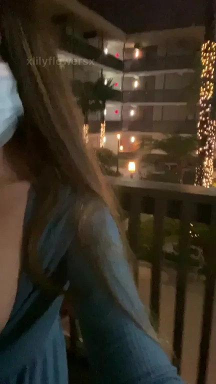 Showing you my pussy and pointy nipples at the hotel [GIF]