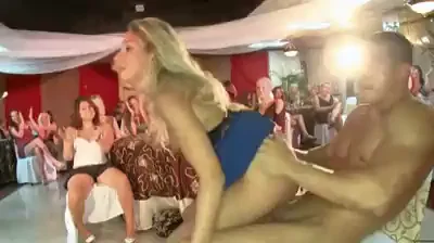 Blushing Bride's Wild Bachelorette Fuck Fest in Front of Her Slutty Squad 💒🍆🔥