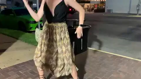 Dancing to the car alarm? [F]