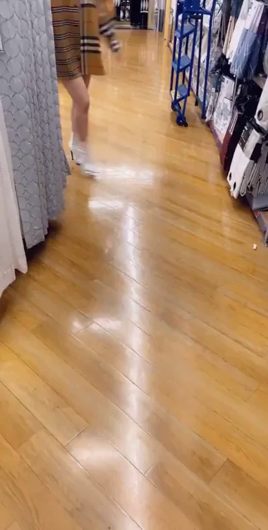 🔥 Hottest Pregnant Slut Flaunting Massive Tits in Store 🍼🍑
