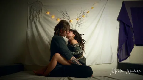[/u/Mavka_Nadish] Sensual Kissing with my Babe :)